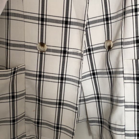 Checkered flowy jacket - Picture 4 of 4